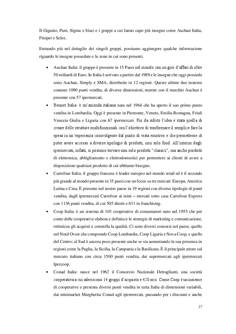 Estratto dalla tesi: La grande distribuzione organizzata in Italia: prospettive e sviluppi