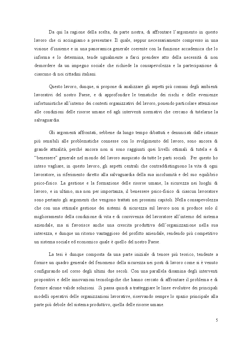 Anteprima della tesi: Benessere organizzativo e stress da lavoro correlato, Pagina 3
