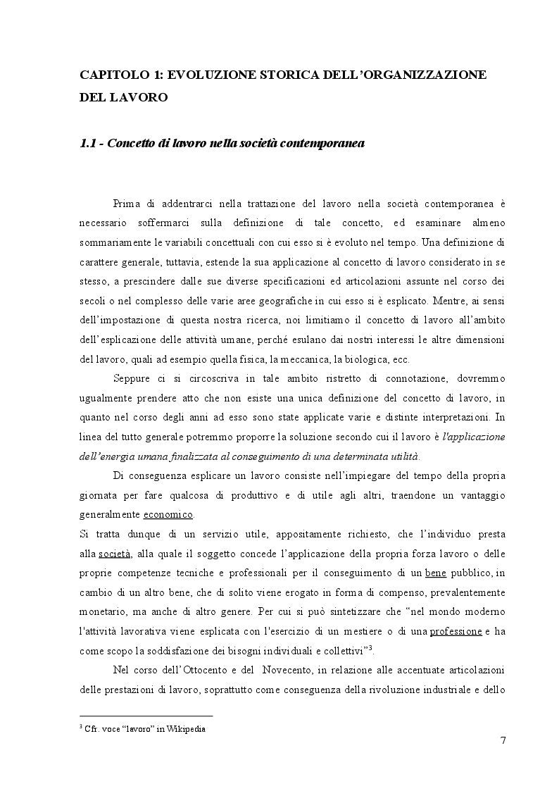 Anteprima della tesi: Benessere organizzativo e stress da lavoro correlato, Pagina 5