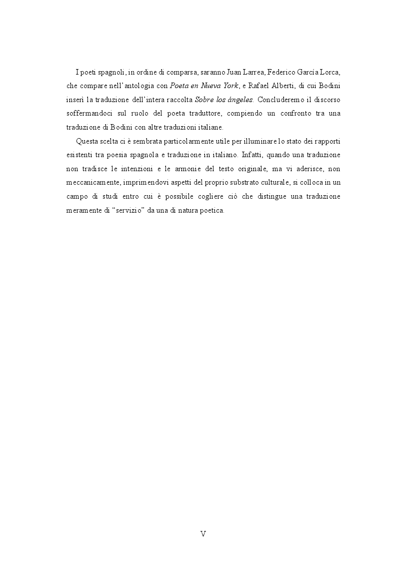 Anteprima della tesi: Vittorio Bodini e l'antologia dei ''Poeti surrealisti spagnoli'', Pagina 4