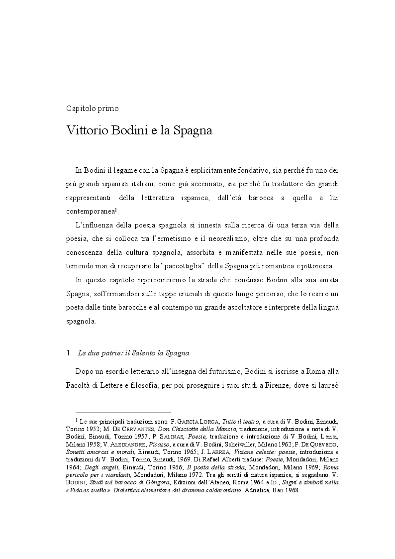 Anteprima della tesi: Vittorio Bodini e l'antologia dei ''Poeti surrealisti spagnoli'', Pagina 6