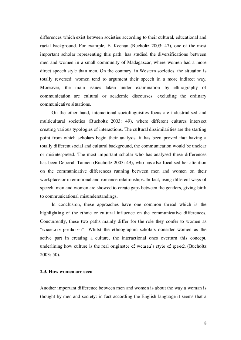 Estratto dalla tesi: Gender and language in advertising