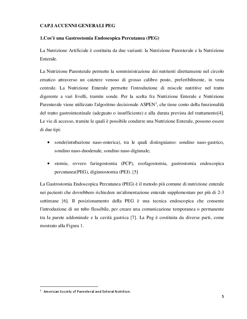 Anteprima della tesi: Gestione delle complicanze nei pazienti portatori di PEG, Pagina 4