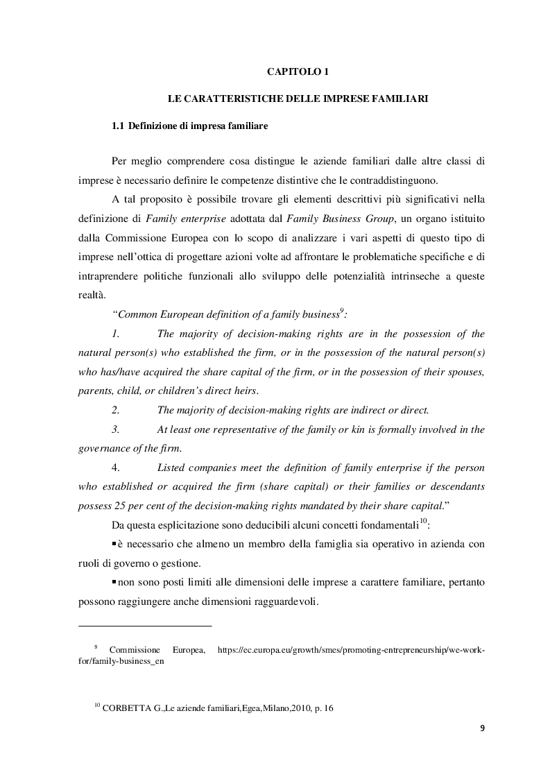 Anteprima della tesi: Il ruolo del consulente psicologo a supporto delle imprese di famiglia, Pagina 6
