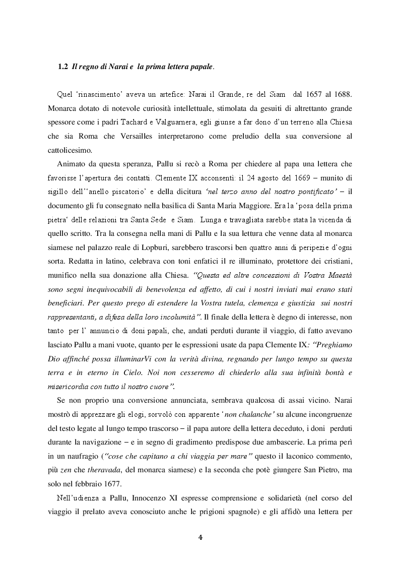 Anteprima della tesi: Le Relazioni Santa Sede/Thailandia dal secondo conflitto mondiale ad oggi, Pagina 7