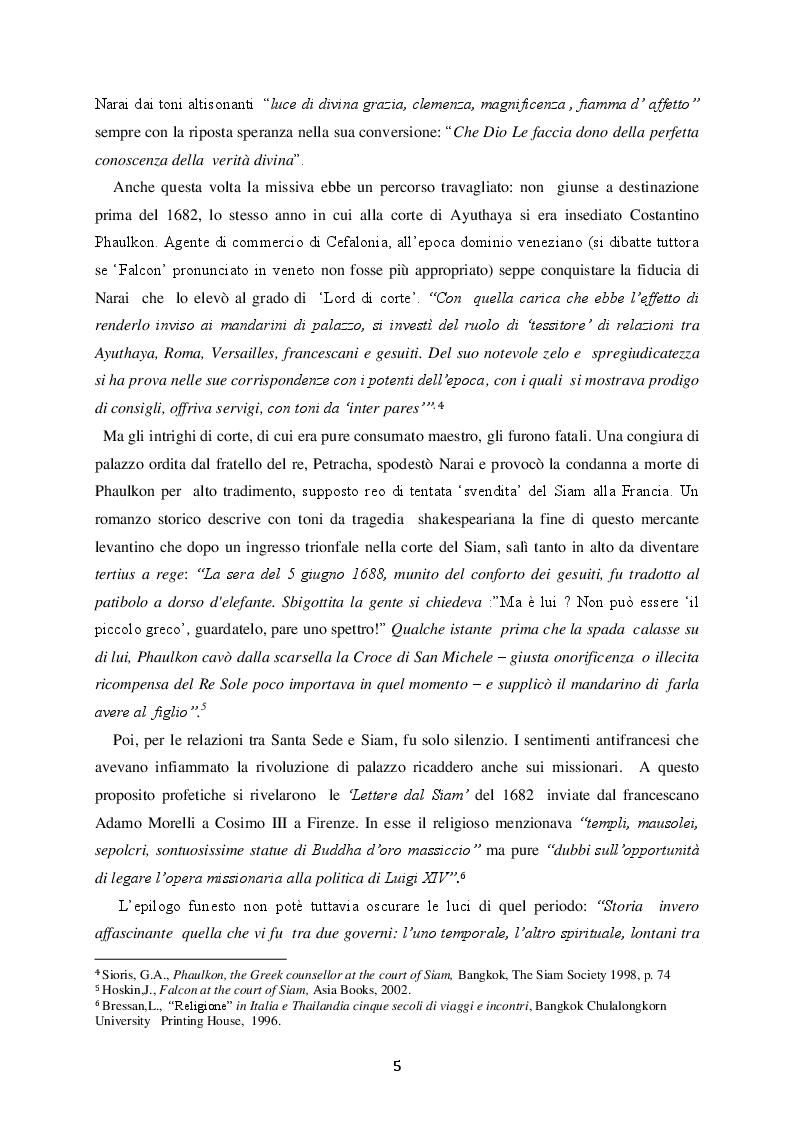 Anteprima della tesi: Le Relazioni Santa Sede/Thailandia dal secondo conflitto mondiale ad oggi, Pagina 8