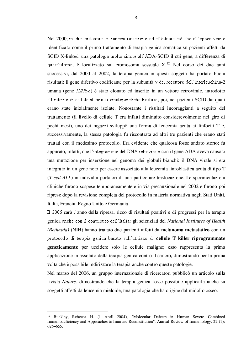 Estratto dalla tesi: Immunoterapia oncologica mediante cellule CAR-T