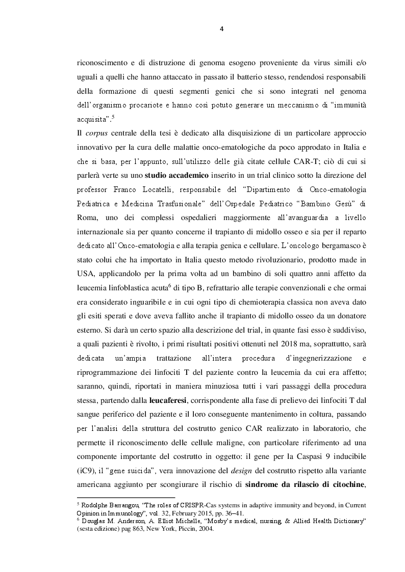 Anteprima della tesi: Immunoterapia oncologica mediante cellule CAR-T, Pagina 5