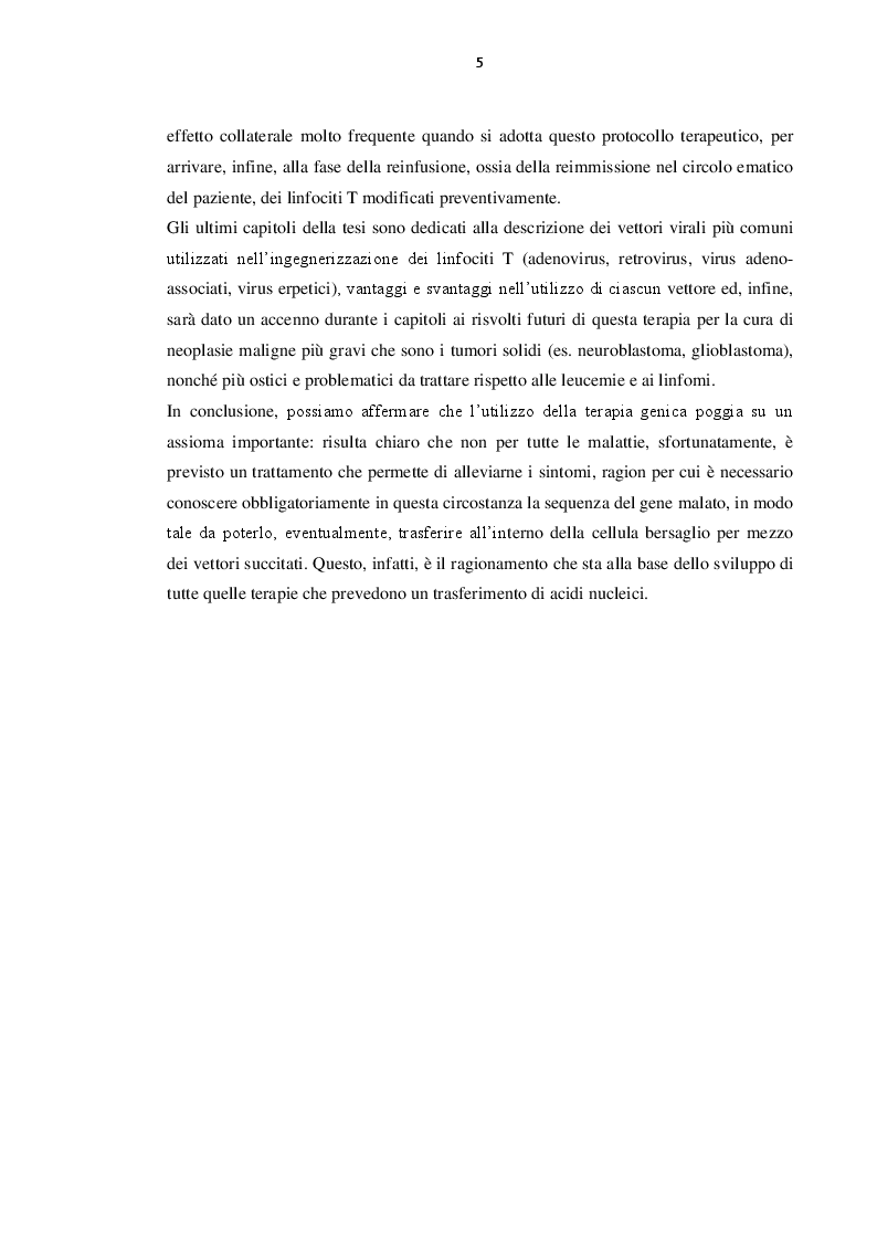 Anteprima della tesi: Immunoterapia oncologica mediante cellule CAR-T, Pagina 6
