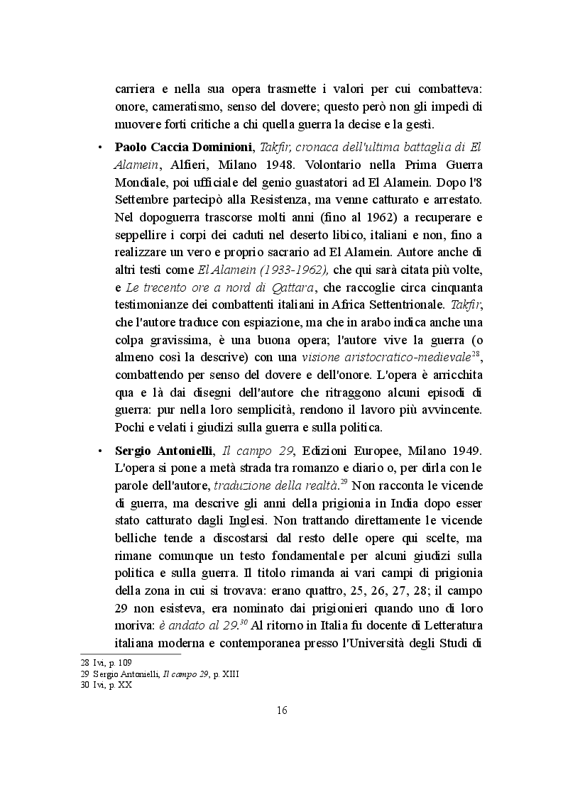 Anteprima della tesi: La Campagna d'Africa Settentrionale (1940-1943): memorialisti italiani a confronto, Pagina 3