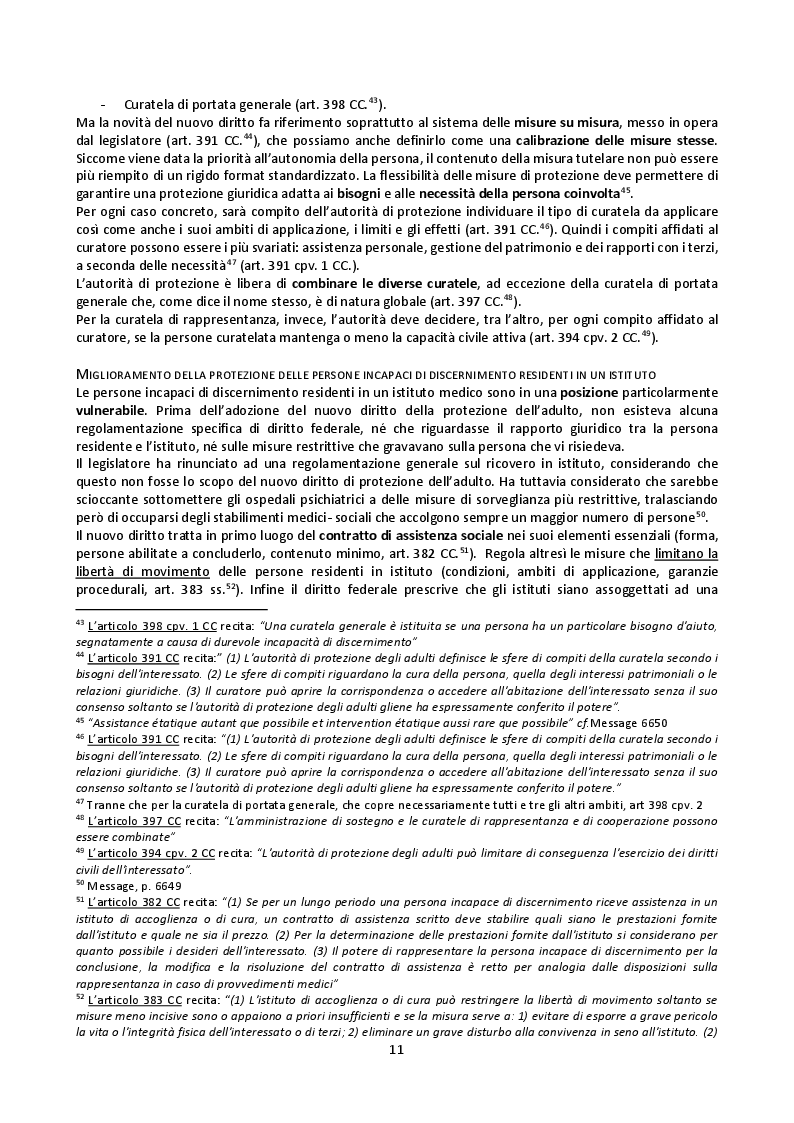 Anteprima della tesi: Il mandato precauzionale e le direttive anticipate nel nuovo diritto svizzero di protezione dell'adulto, Pagina 14