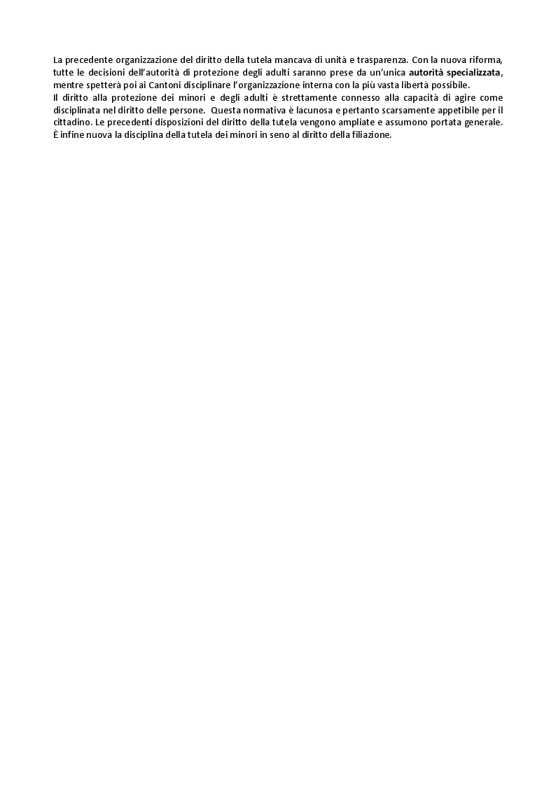 Anteprima della tesi: Il mandato precauzionale e le direttive anticipate nel nuovo diritto svizzero di protezione dell'adulto, Pagina 3