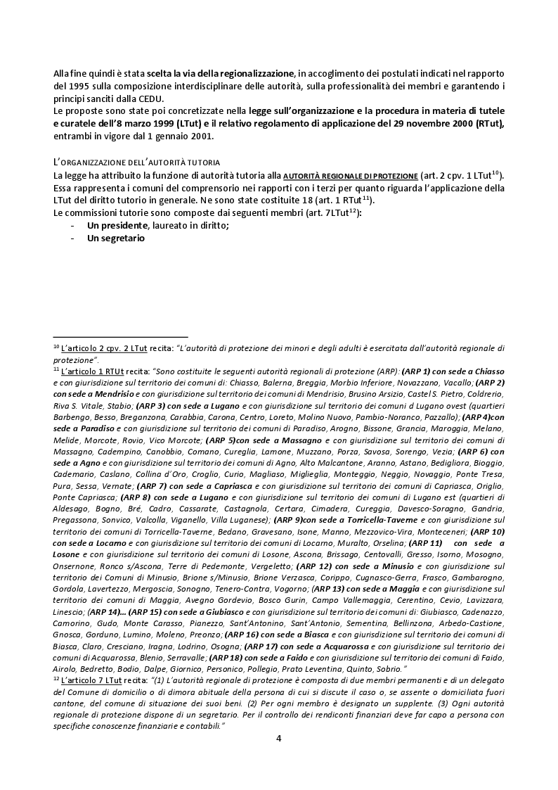 Anteprima della tesi: Il mandato precauzionale e le direttive anticipate nel nuovo diritto svizzero di protezione dell'adulto, Pagina 7