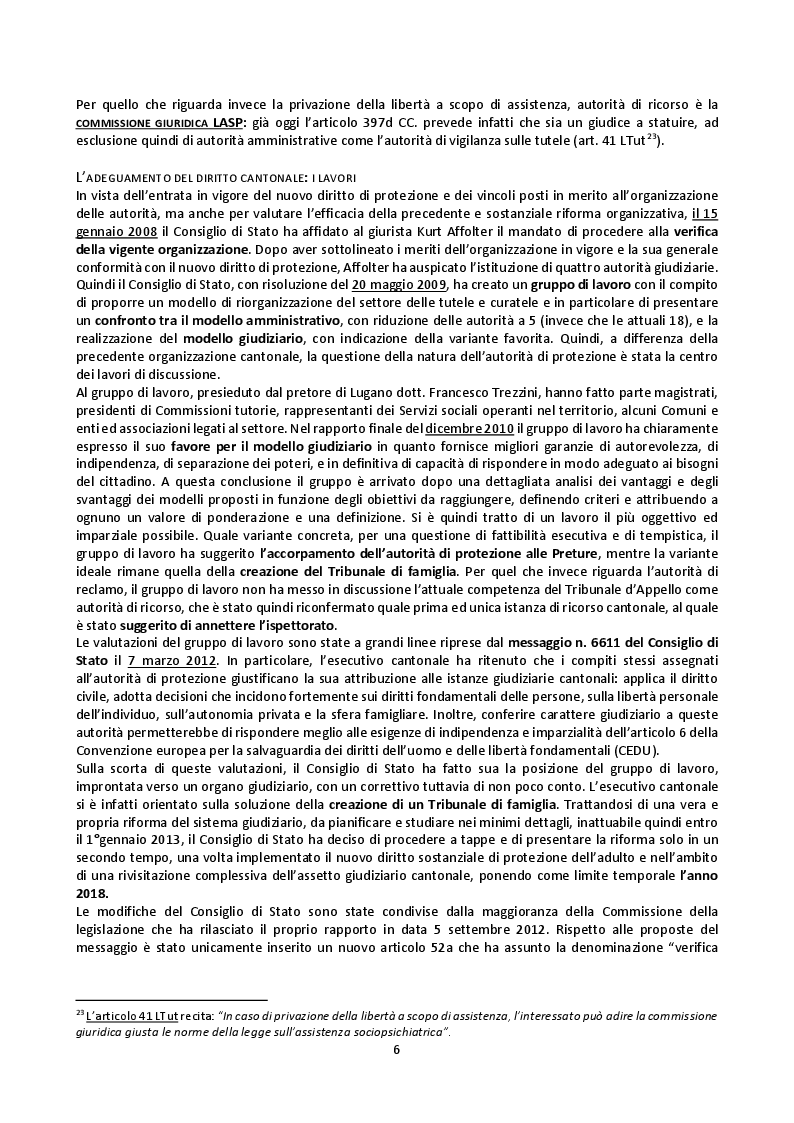 Anteprima della tesi: Il mandato precauzionale e le direttive anticipate nel nuovo diritto svizzero di protezione dell'adulto, Pagina 9