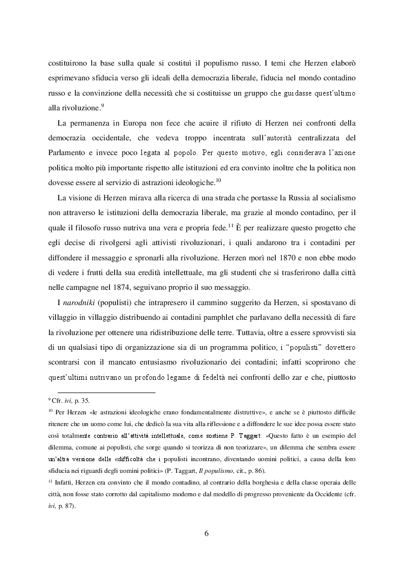 Anteprima della tesi: Politica e retorica del popolo sovrano. Dal populismo arcaico al populismo mediatico, Pagina 7