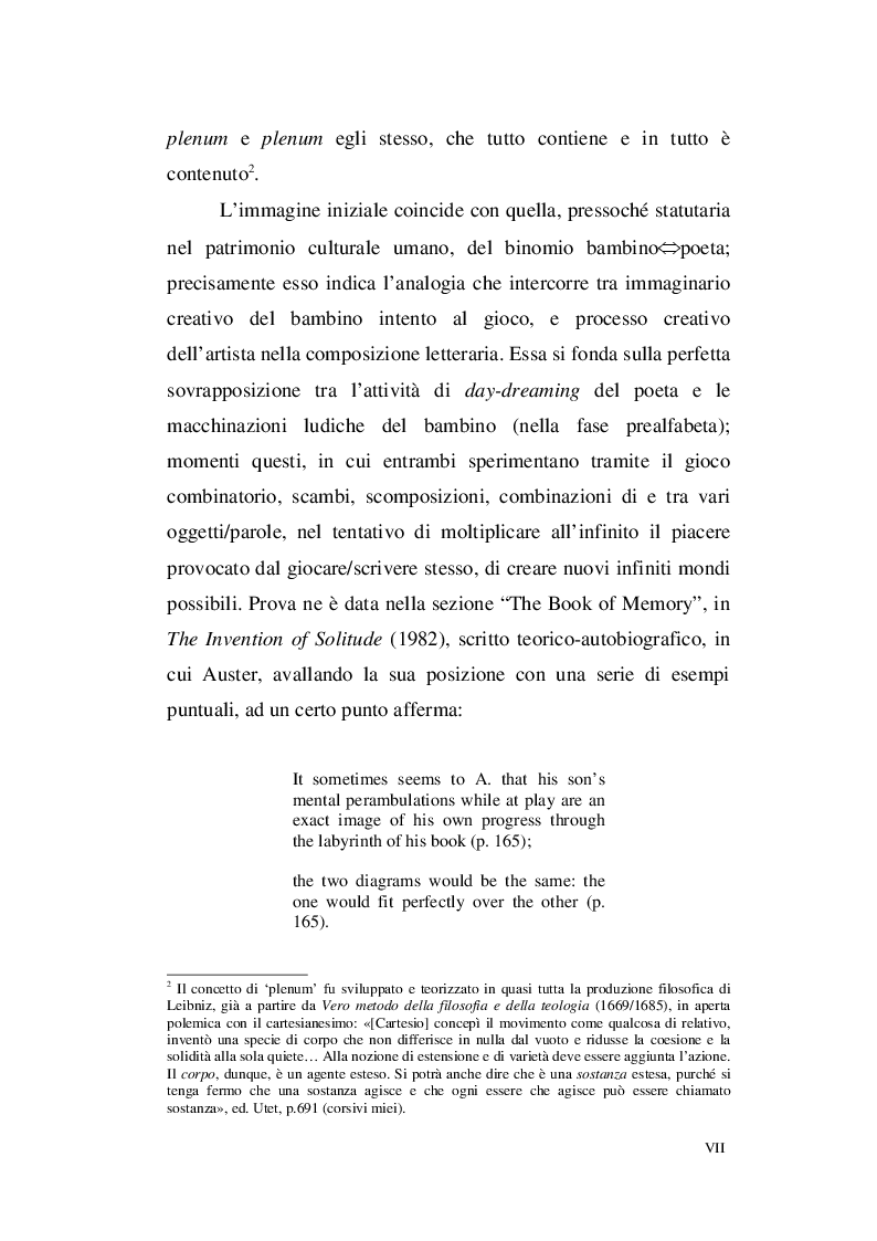 Anteprima della tesi: Paul Auster e Italo Calvino: tra Metafisica e Memoria, Pagina 5