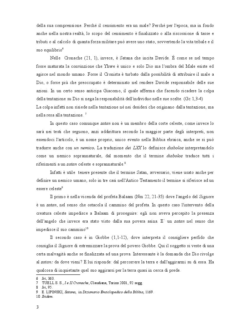Anteprima della tesi: Dal serpente dell'Eden a Satana in doppiopetto: la figura diabolica nella Sacra Scrittura e nel Cinema, Pagina 4