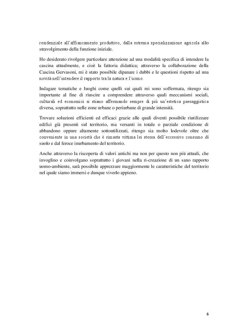 Anteprima della tesi: L'abbandono della ruralità: la riscoperta della cascina per l'affermazione di un paesaggio consapevole, Pagina 3