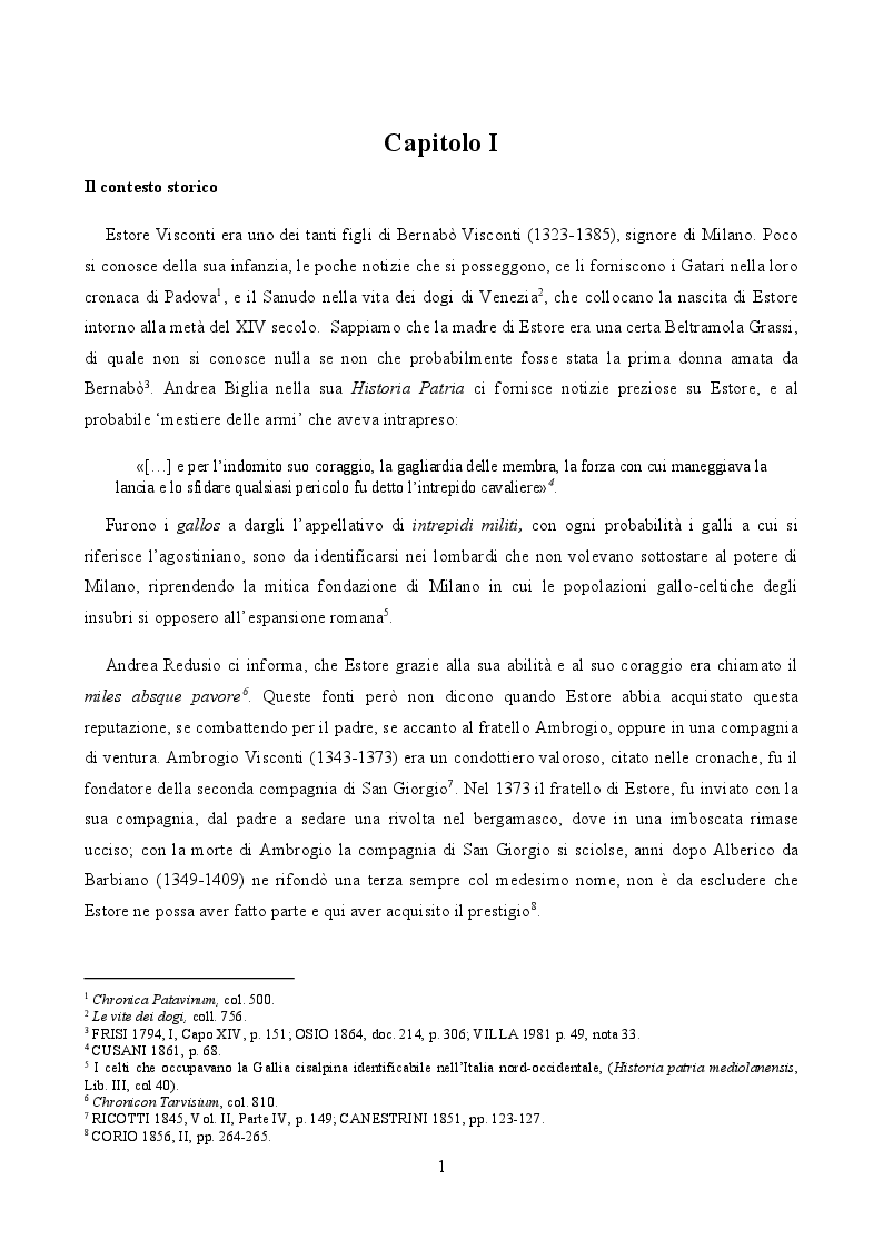 Anteprima della tesi: Le monete di Estore Visconti per Monza (1407-1413), Pagina 3