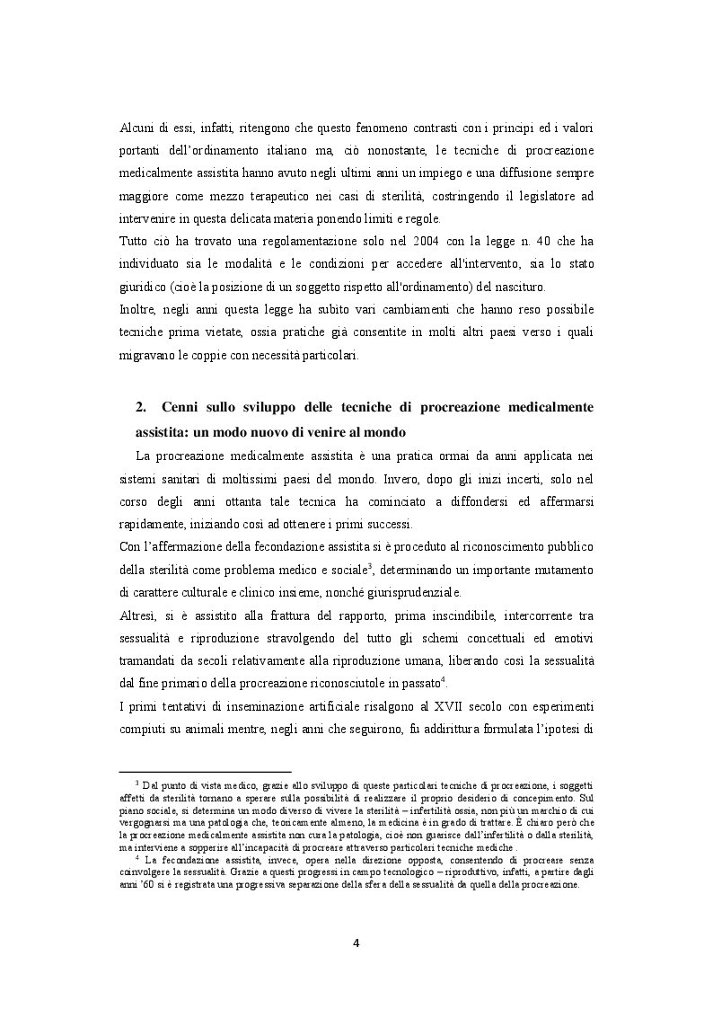 Anteprima della tesi: La procreazione medicalmente assistita e le malattie genetiche: Un'analisi comparativa tra Italia e Spagna, Pagina 5