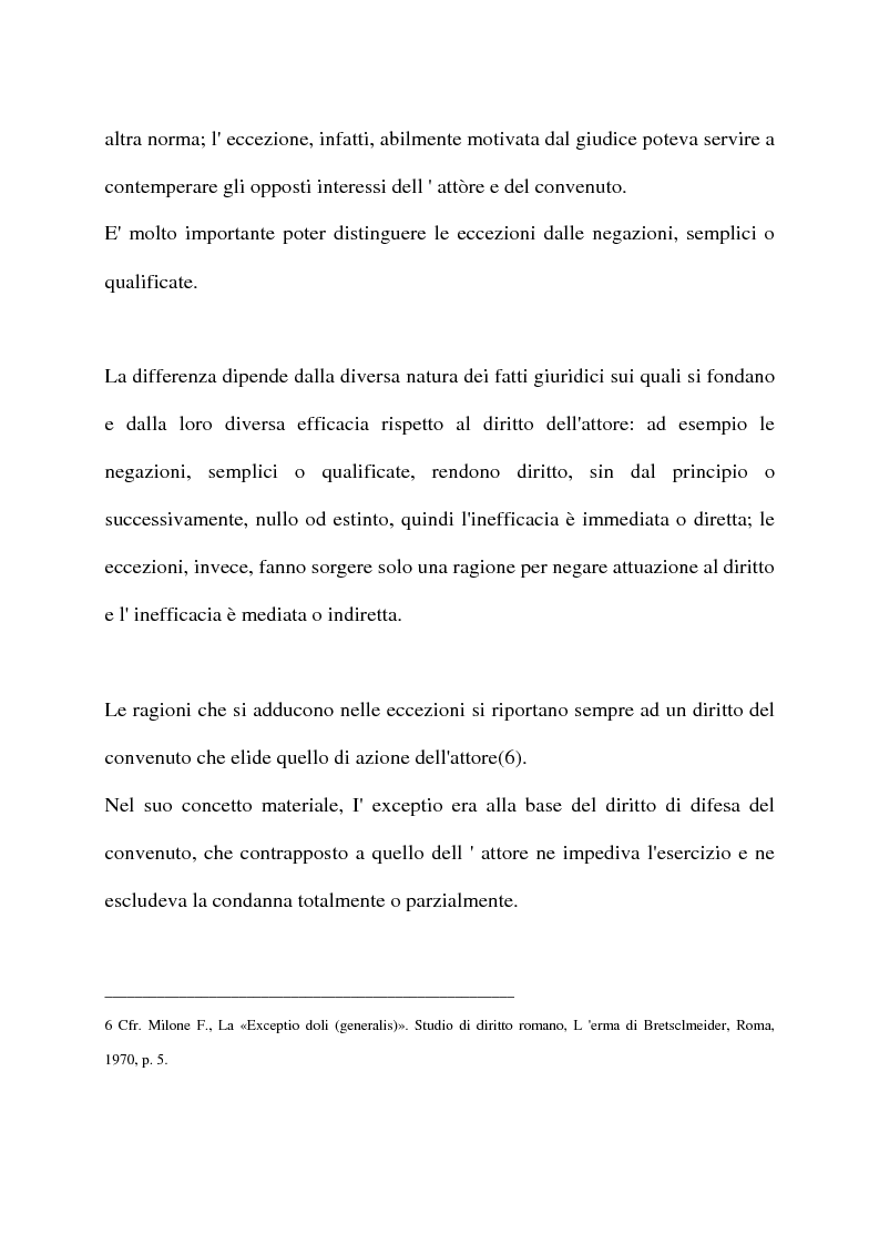 Anteprima della tesi: La exceptio doli generalis, Pagina 4