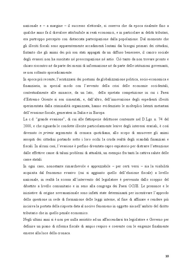 Anteprima della tesi: Il fenomeno dell'esterovestizione: profili penali, Pagina 3