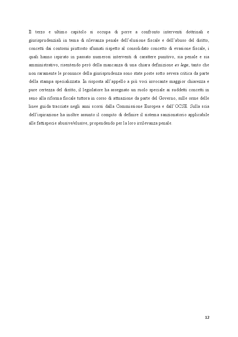 Anteprima della tesi: Il fenomeno dell'esterovestizione: profili penali, Pagina 5