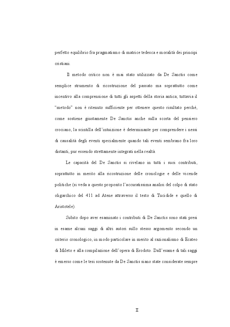 Anteprima della tesi: Gaetano De Sanctis e la storiografia greca: Ecateo, Erodoto e Tucidide, Pagina 3