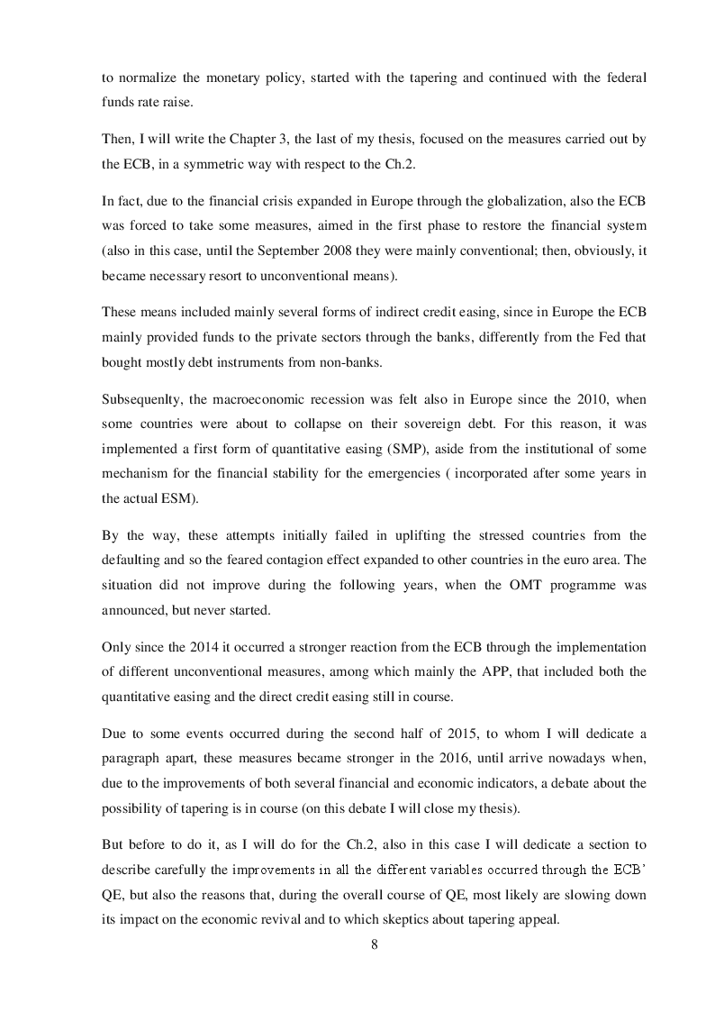 Anteprima della tesi: Quantitative Easing by the ECB and the Federal Reserve, Pagina 4