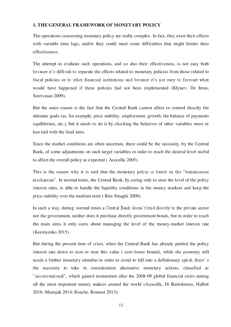 Anteprima della tesi: Quantitative Easing by the ECB and the Federal Reserve, Pagina 7