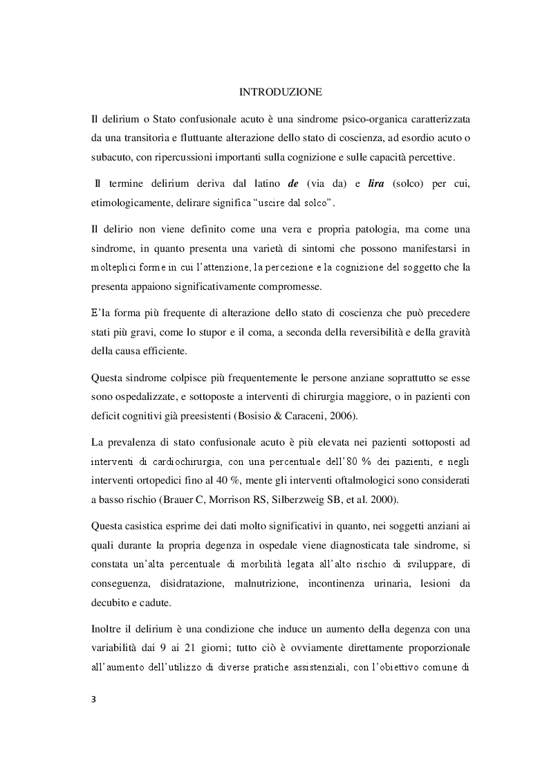 Anteprima della tesi: Il delirium postoperatorio in paziente cardiochirurgico, Pagina 4