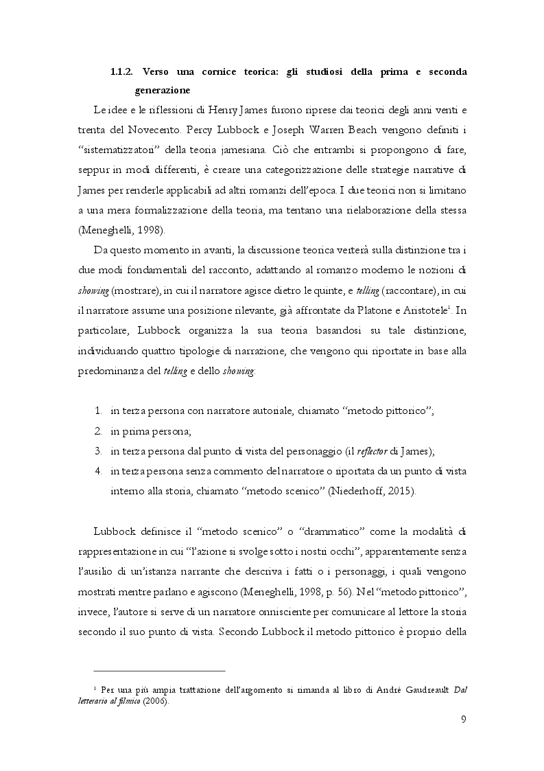 Anteprima della tesi: Questioni di punto di vista. Dalla letteratura al cinema d'animazione Disney, Pagina 10
