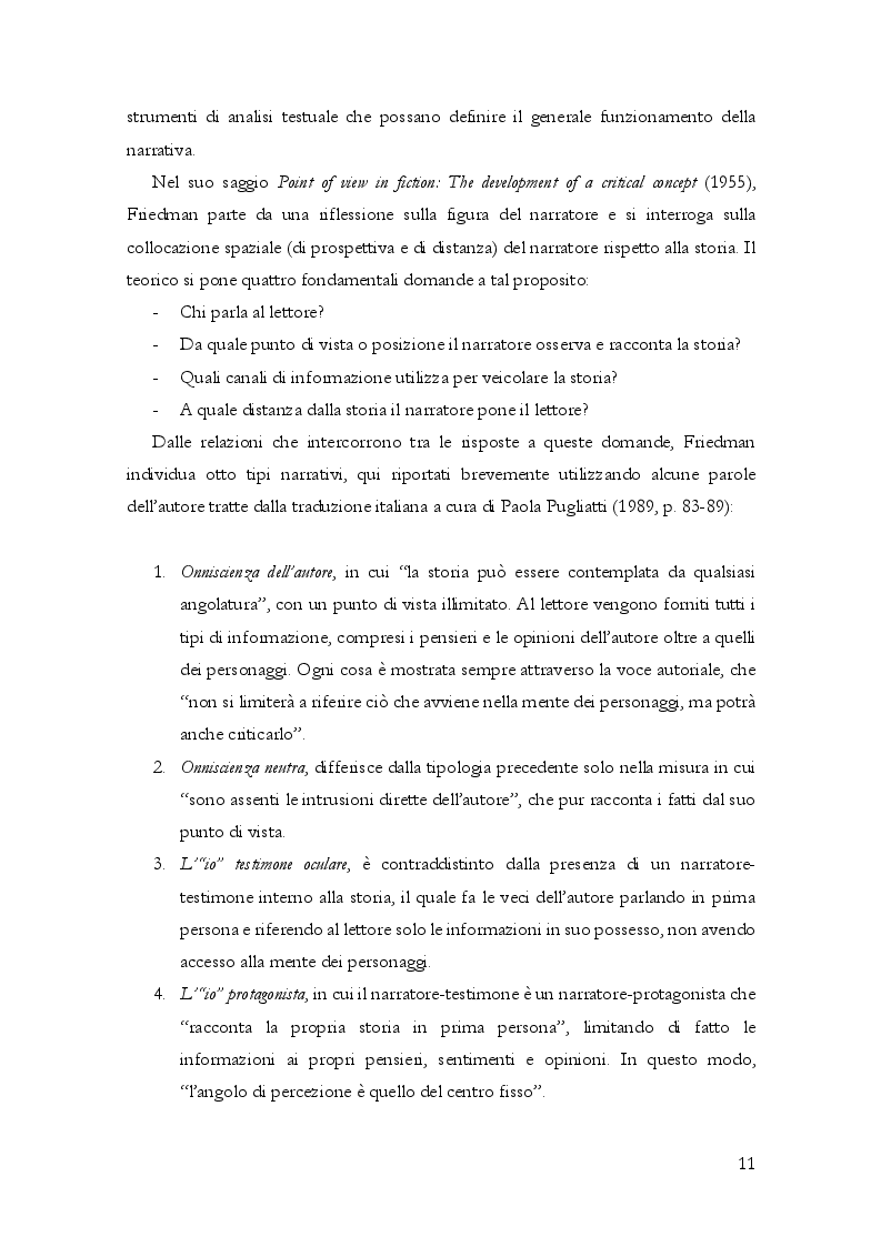 Anteprima della tesi: Questioni di punto di vista. Dalla letteratura al cinema d'animazione Disney, Pagina 12