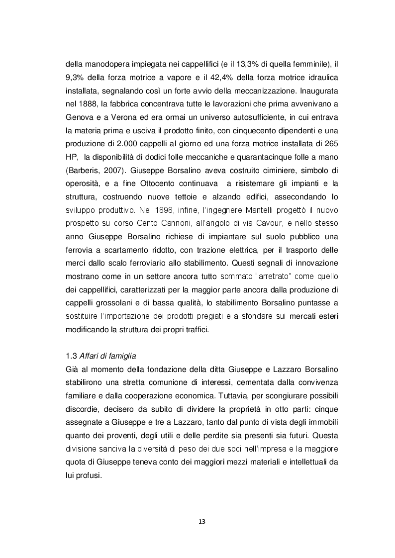 Estratto dalla tesi: “La va…ca d’Bursalen”: Le operaie della fabbrica Borsalino di Alessandria tra visione maschilista ed emancipazione.