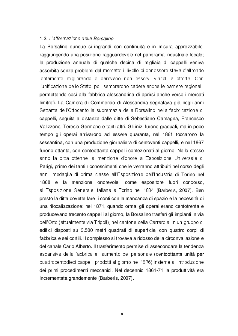 Anteprima della tesi: “La va…ca d’Bursalen”: Le operaie della fabbrica Borsalino di Alessandria tra visione maschilista ed emancipazione., Pagina 6