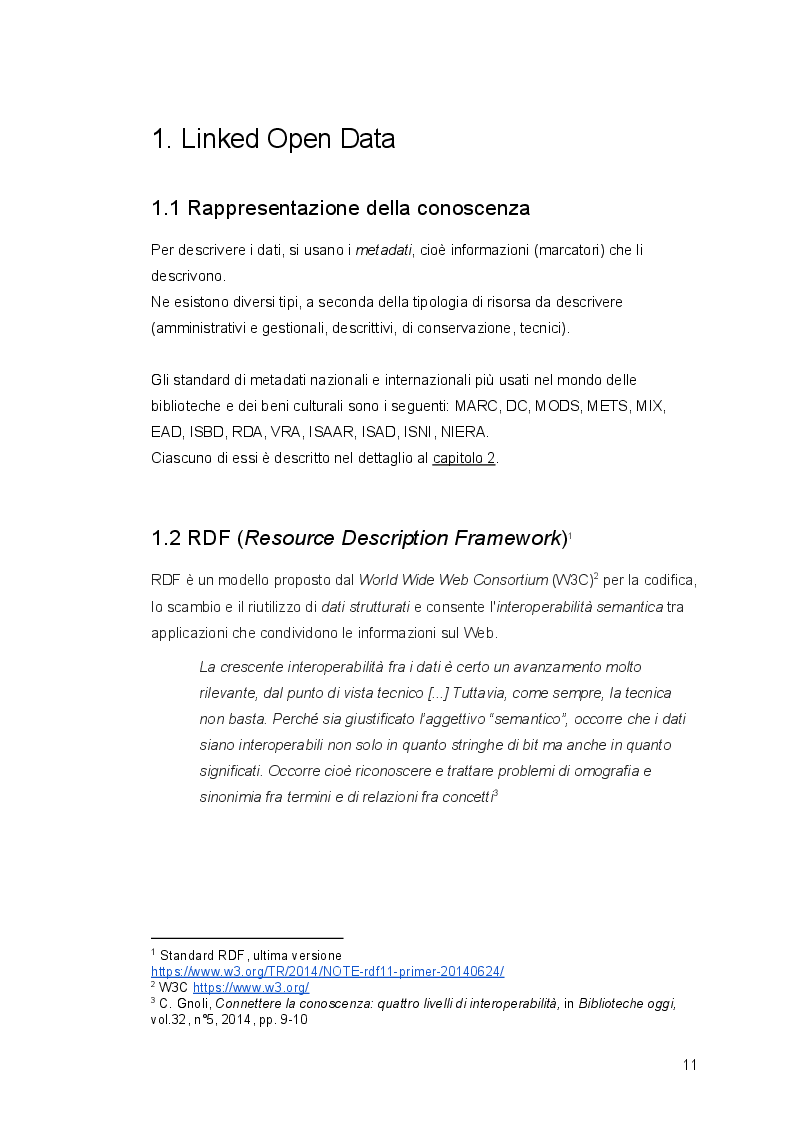 Anteprima della tesi: Linked Open Data per il Cultural Heritage italiano: conversione e pubblicazione nel Semantic Web del Fondo antico del Comune di Novi Ligure, Pagina 5