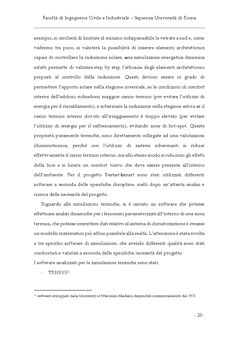Estratto dalla tesi: La simulazione dinamica delle prestazioni per la progettazione e gestione di edifici ad energia positiva: il caso della Solar House ReStart4Smart al Solar Decathlon Middle East 2018