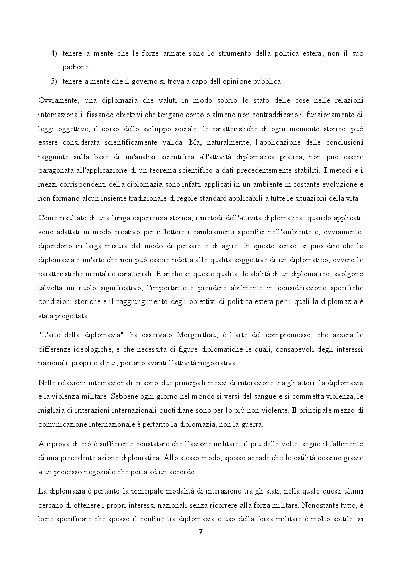 Estratto dalla tesi: La figura del carabiniere all'estero: il ruolo militare e diplomatico