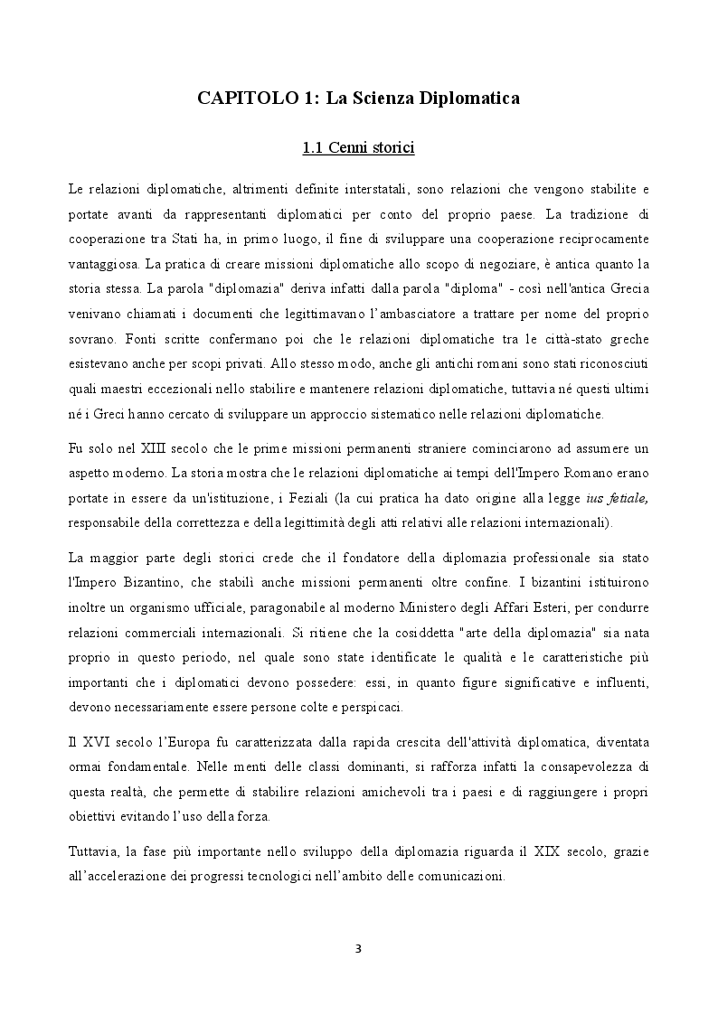 Anteprima della tesi: La figura del carabiniere all'estero: il ruolo militare e diplomatico, Pagina 4