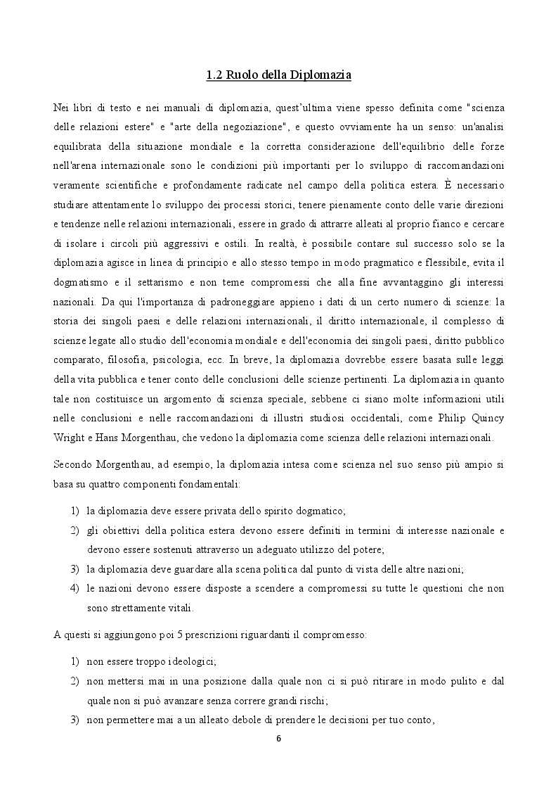 Anteprima della tesi: La figura del carabiniere all'estero: il ruolo militare e diplomatico, Pagina 7
