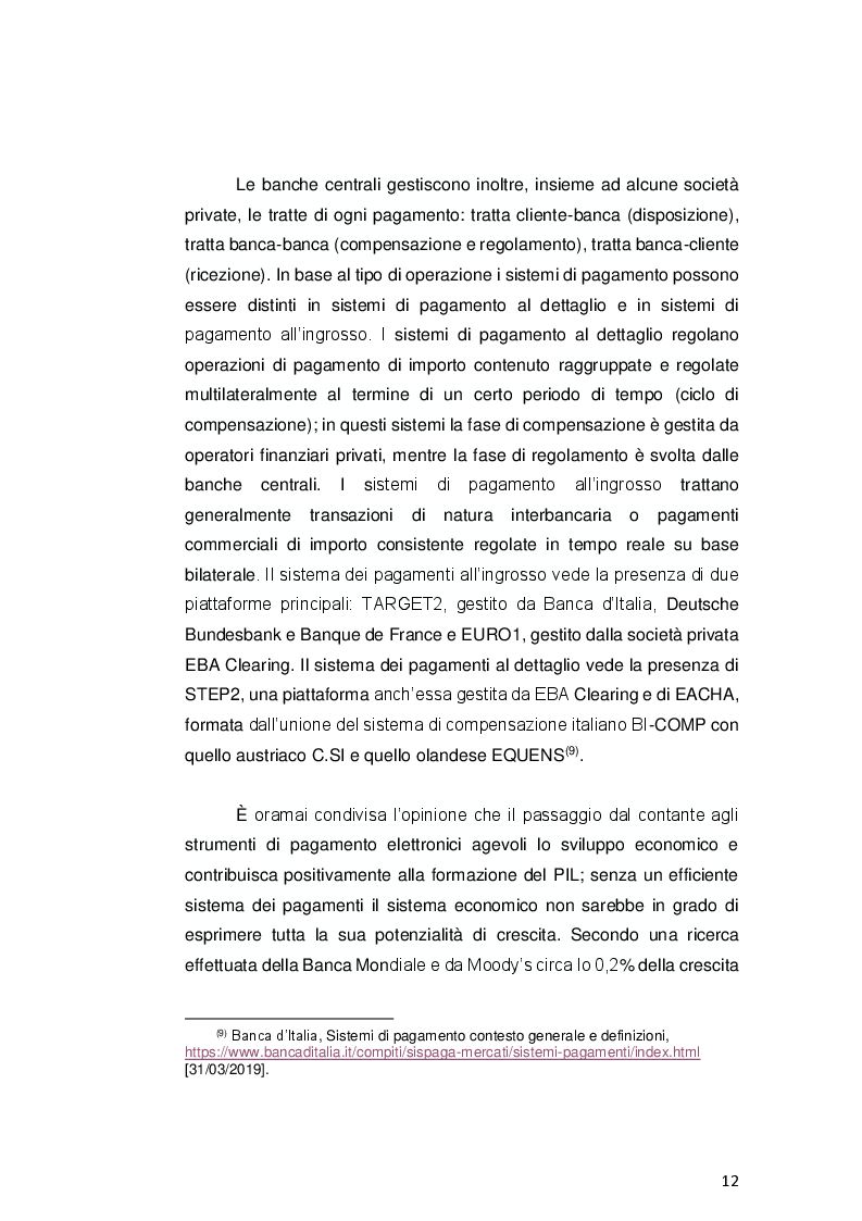 Estratto dalla tesi: Payment Services Directive 2: opportunità o minaccia per le banche?