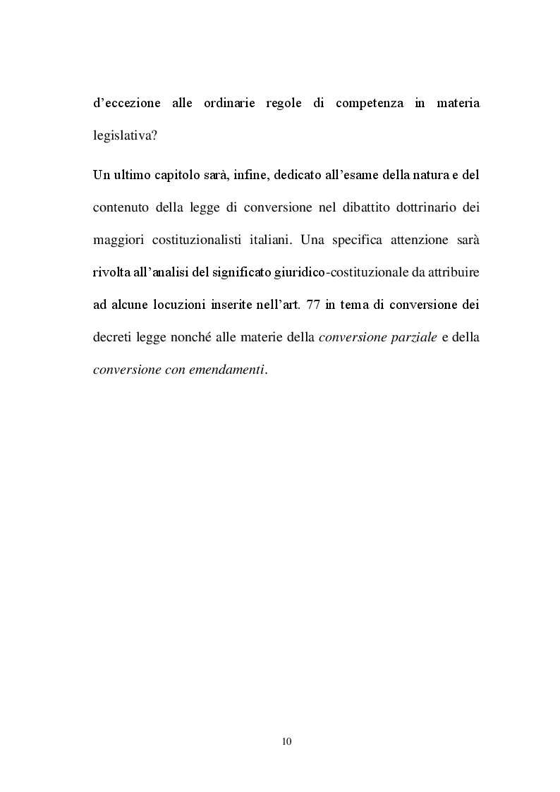 Anteprima della tesi: La decretazione d'urgenza nella riflessione costituzionalistica italiana, Pagina 6