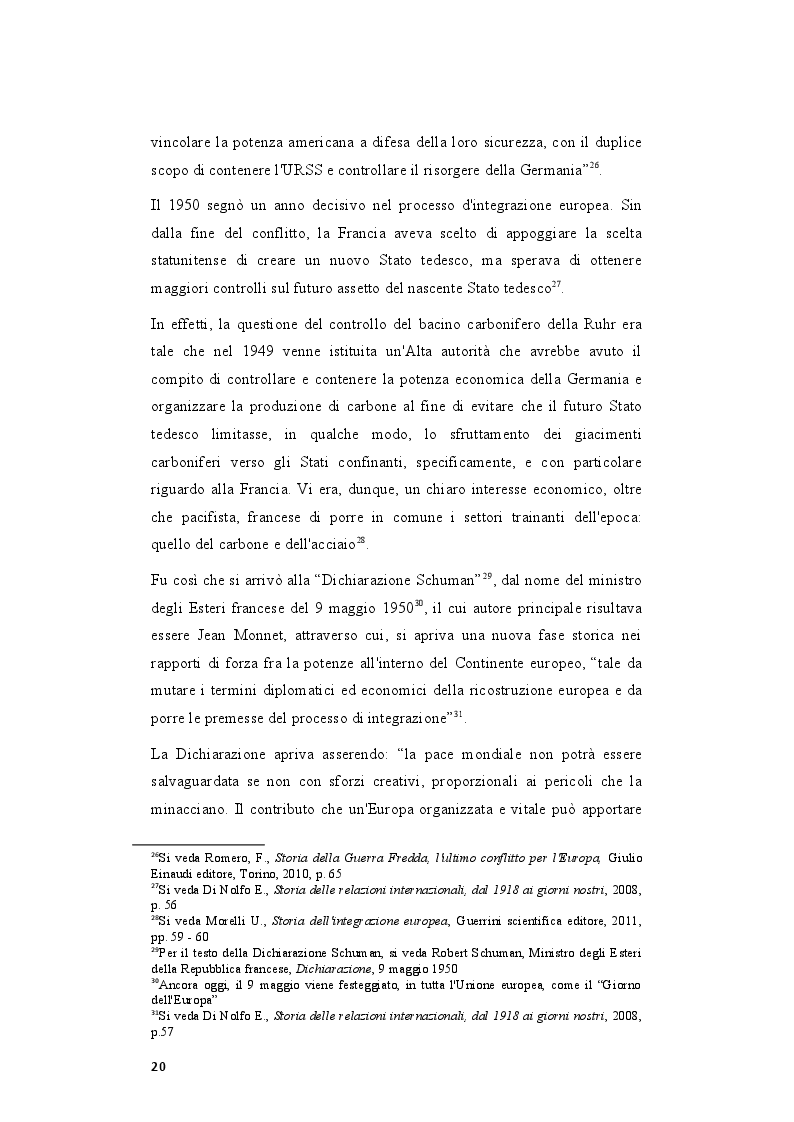 Anteprima della tesi: Il rafforzamento delle capacità delle relazioni internazionali dell’Unione Europea dopo il Trattato di Lisbona, Pagina 11