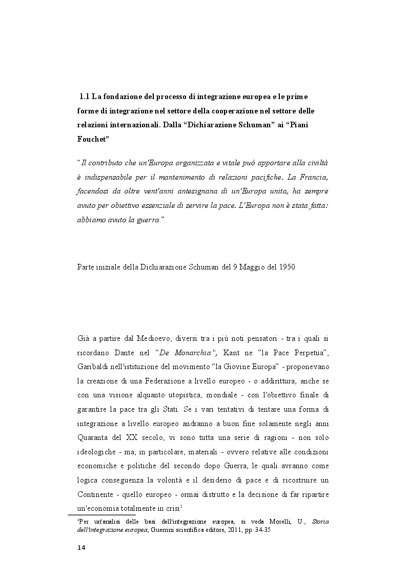 Anteprima della tesi: Il rafforzamento delle capacità delle relazioni internazionali dell’Unione Europea dopo il Trattato di Lisbona, Pagina 5