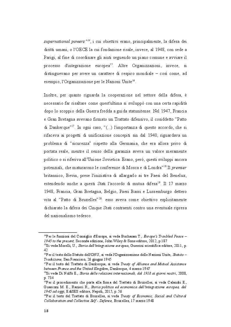 Anteprima della tesi: Il rafforzamento delle capacità delle relazioni internazionali dell’Unione Europea dopo il Trattato di Lisbona, Pagina 9