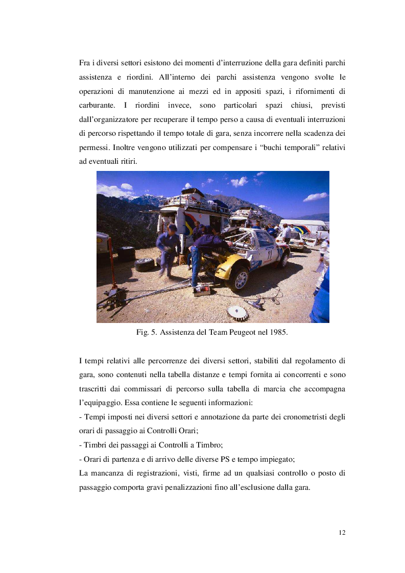 Anteprima della tesi: Organizzare un evento sportivo - 1° Rally Valli Monregalesi, Pagina 7