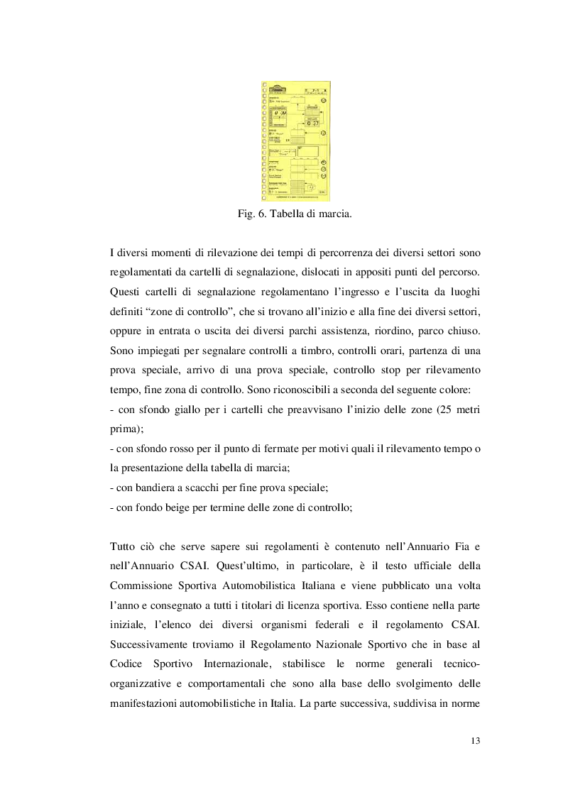 Anteprima della tesi: Organizzare un evento sportivo - 1° Rally Valli Monregalesi, Pagina 8