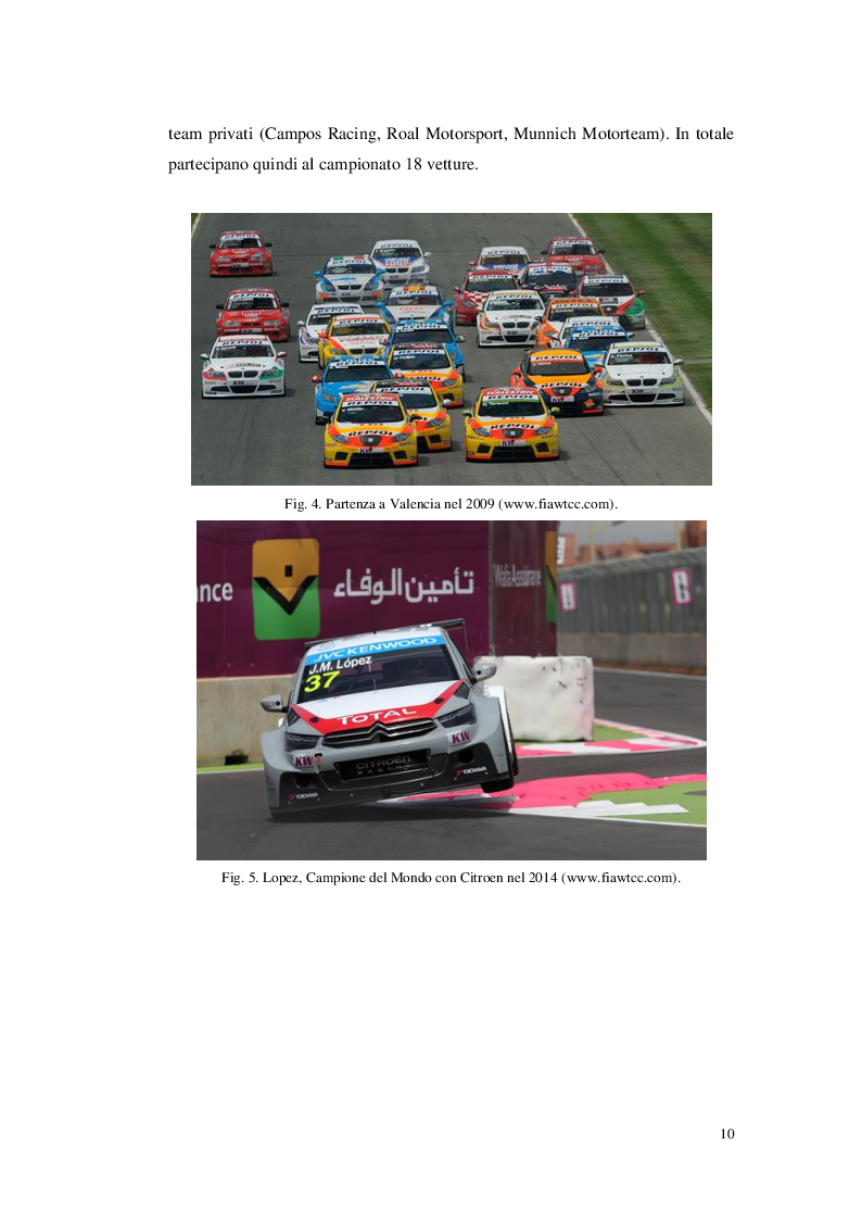 Anteprima della tesi: La gestione di un team automobilistico: Jas Motorsport nel World Touring Car Championship, Pagina 3