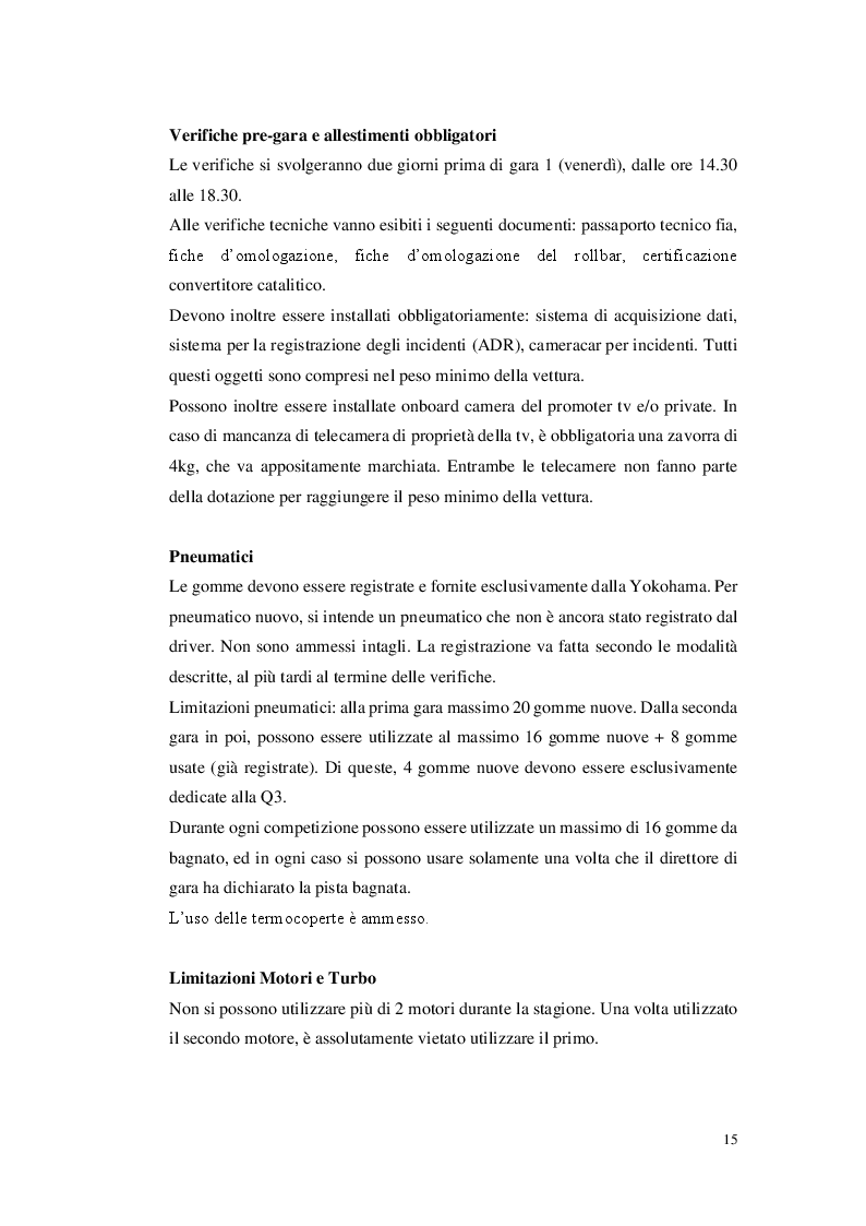 Anteprima della tesi: La gestione di un team automobilistico: Jas Motorsport nel World Touring Car Championship, Pagina 8