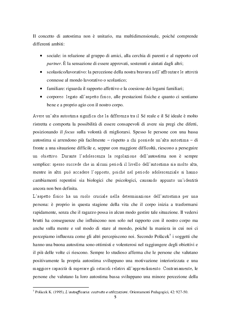 Anteprima della tesi: Ruolo dei costrutti psicologici nella condotta suicidaria in adolescenza. Indagine sulla relazione tra i livelli di autostima, disperazione, depressione e il rischio suicidario nella popolazione adolescenziale, Pagina 5